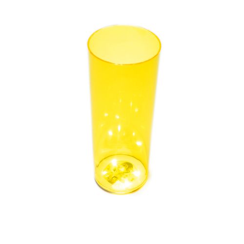 Copo Long Drink com LED - Amarelo