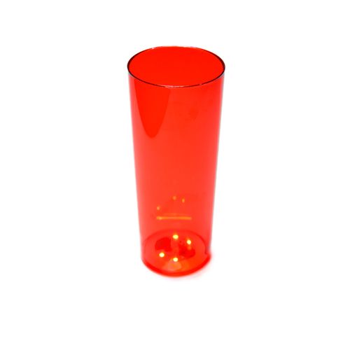 Copo Long Drink com LED - Vermelho