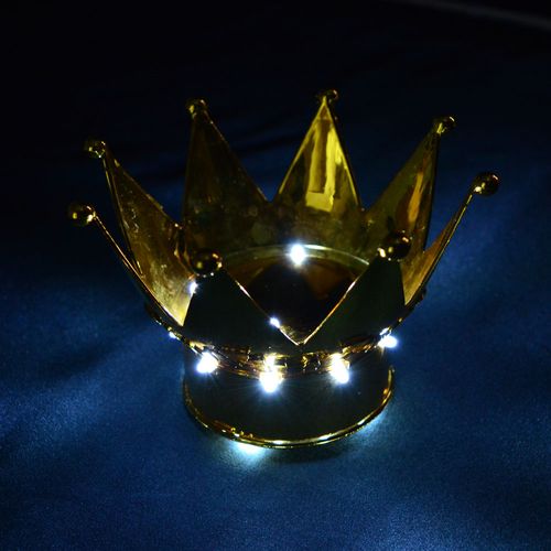 Decoração LED para Garrafas | Modelo Coroa Rainha