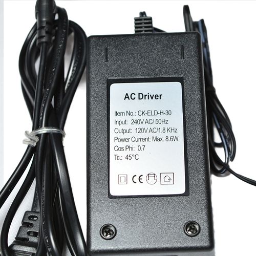 Fonte Controlador para Fio Neon EL Wire 110-220Vac para 10 a 30 Metros