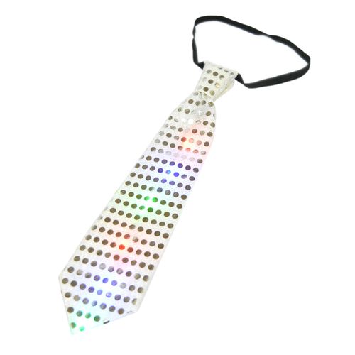 Gravata Decorativa Com Luz Led - Multi-Colorido