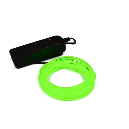 Fio Neon El Wire Led 3 Metros - Verde-Limão