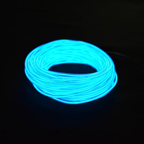 Fio Neon El Wire Led 10 Metros - Azul