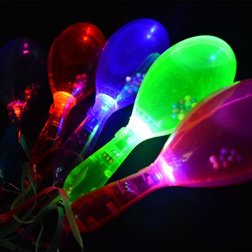 Maraca Led Transparente | Adereço de Pista