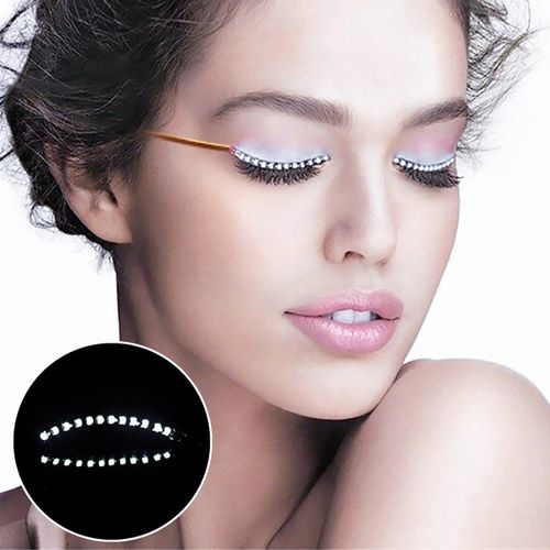 Enfeite Cílios Postiços LED - Branco