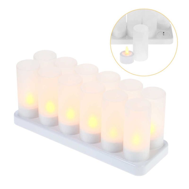 Kit-C--12-Velas-Led-Amarelo---12-Suportes---Fonte-Ac100~240V-1