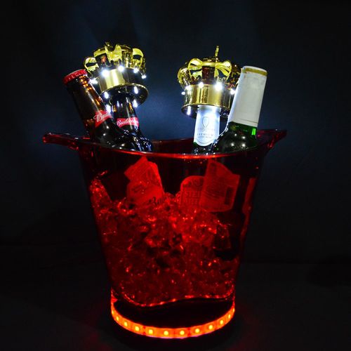 Balde De Gelo LED - Vermelho