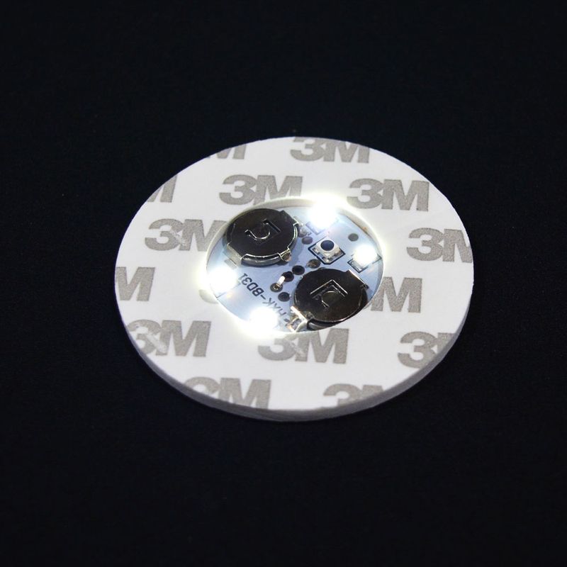 Porta-Copos-Base-Adesivada-Led-Branco-6Cm-3