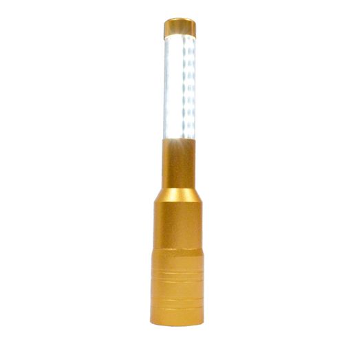 Enfeite LED Para Garrafa | Modelo Strobo - Dourado