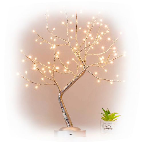 Luminária Árvore Luz de Fada LED - USB e Pilha