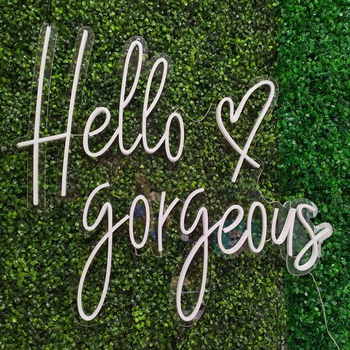 Letreiro Neon Led - Hello Gorgeous