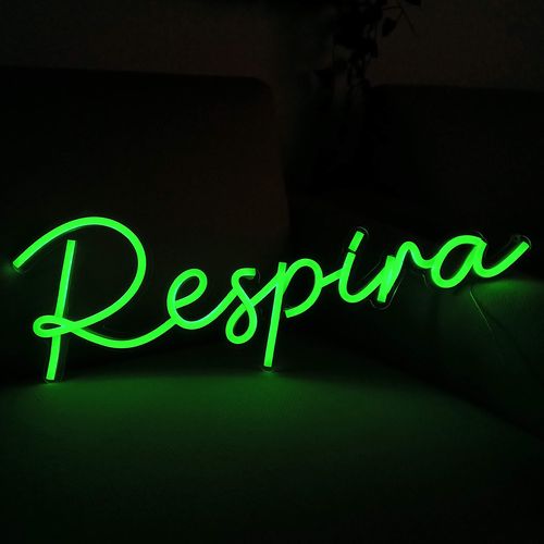 Letreiro Neon de LED Personalizada - Nome, frase ou palavra com 7 Letras - Verde