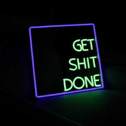 Letreiro Neon Led - Get Shit Done