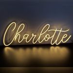 PLACA--NEON-LED-BRANCO-QUENTE---8-A-9-LETRAS