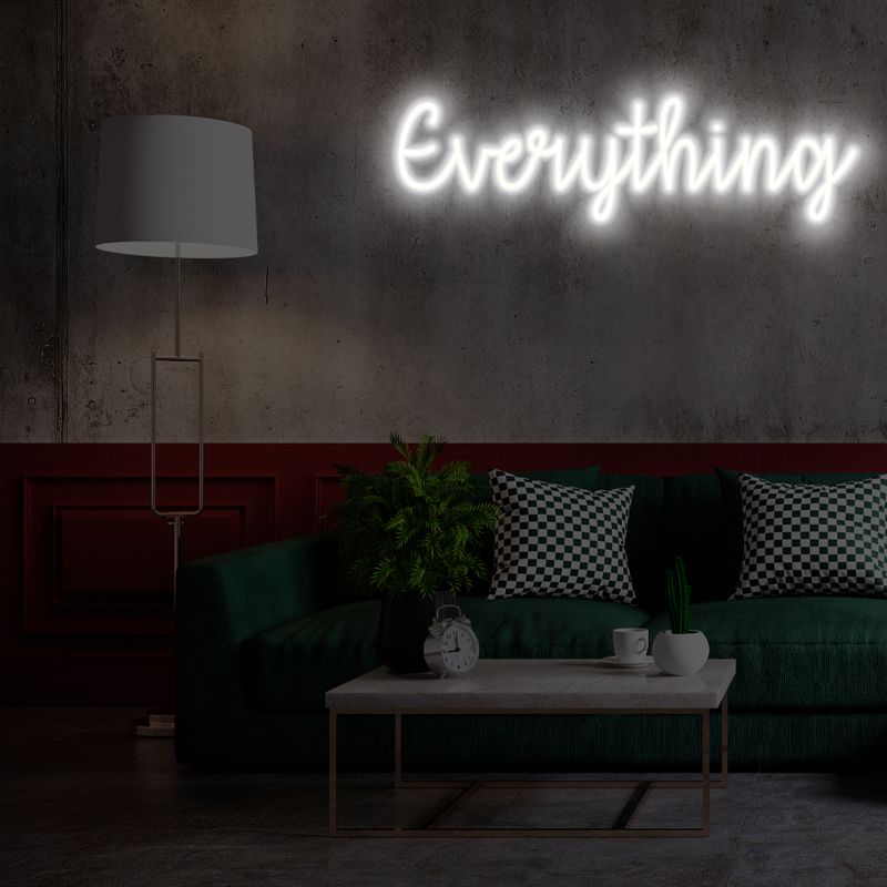 Letreiro-neon-led-Branco-Everything