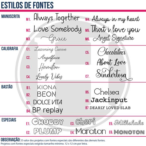 Letreiro Neon de LED Personalizada - Nome, frase ou palavra com 12 Letras - Vermelho