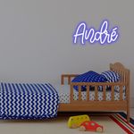 PLACA--NEON-LED-AZUL--5-LETRAS