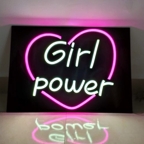 Letreiro Neon LED Girl Power