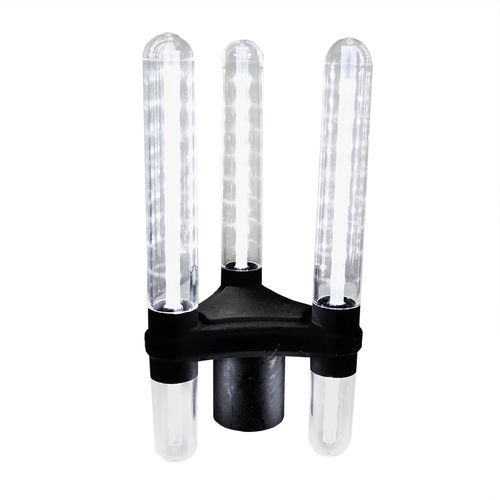 Enfeite Led Para Garrafa Modelo Strobo Triplo - Preto