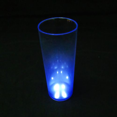 Copo Long Drink com LED - Degrade Azul