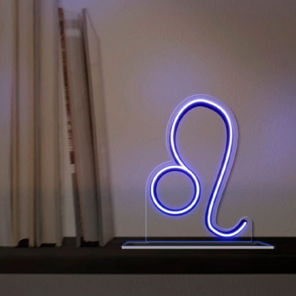 Letreiro-Luminoso-do-signo-de-Leao-cor-azul-acrilico-6mm