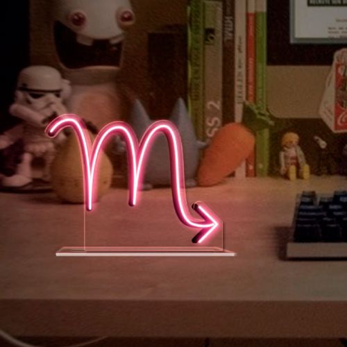Luminoso em Neon LED SALMÃO - Escorpião - Acrílico 6mm