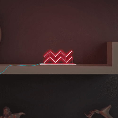 Luminoso em Neon LED SALMÃO - Aquário - Acrílico 6mm