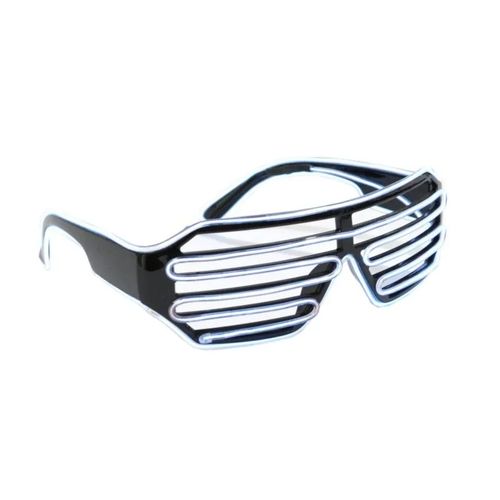 Óculos Neon LED High-Tech - Branco Cor SKU:Branco