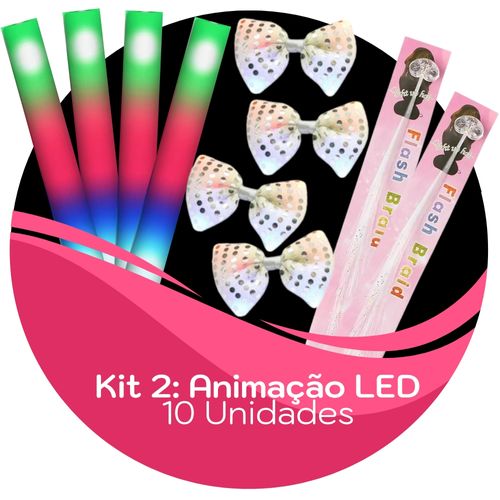 Kit Animação LED 10 Unidades - Festa Iluminada